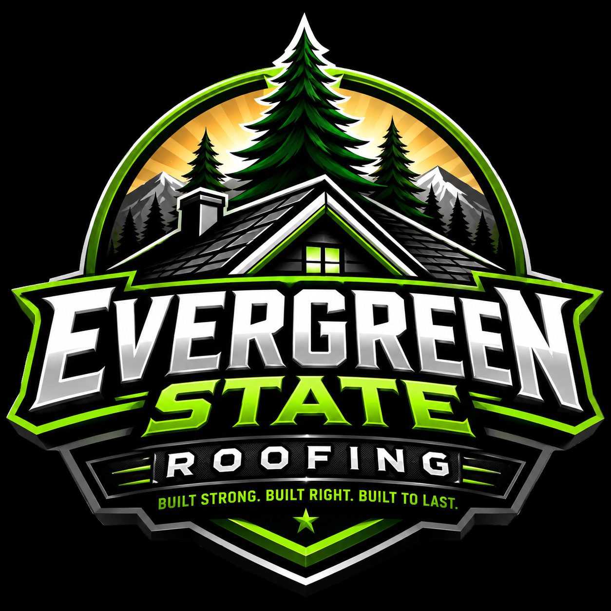 Evergreen State Roofing logo